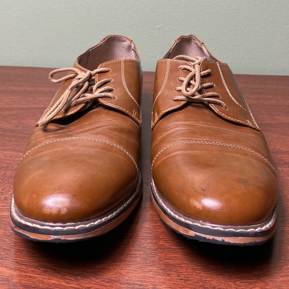 Dexter | Alec Cap Toe Comfort Oxford Cognac Vegan Leather - 8.5 - Picture 7 of 11